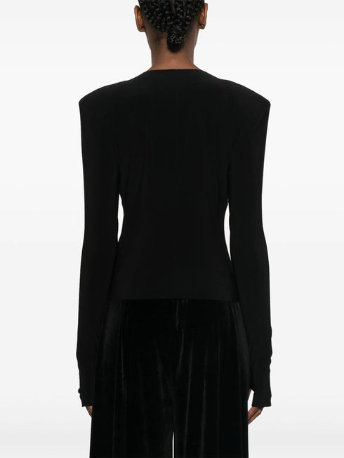 NORMA KAMALI V NECK T-SHIRT